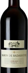 Baron de Badassière,Syrah IGP Côtes de Thau, ROTWEIN (case of 6x75 cl), Frankreich/Languedoc