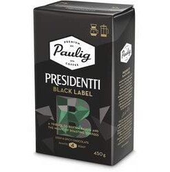 Paulig Presidentti Black Label ground Kaffee 8 Pack of 450g
