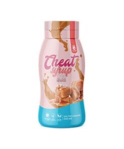 Cheat Meal Syrup 0% - Ahornsirup Zuckerfrei - Low Carb Lebensmittel - Kalorienfreier Sirup - Ahornsirup Bio (Gesalzenes Karamell, 500ml)