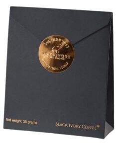 Black Ivory Coffee gemahlene Bohnen 35g (Fein gemahlen)