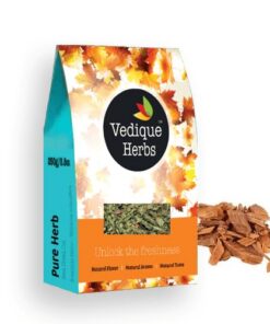 VEDIQUE HERBS Devdaru-Rinde (Cedrus deodara) – 250 g | roh, roh, getrocknet, T-Schnitt, Premium-Qualität