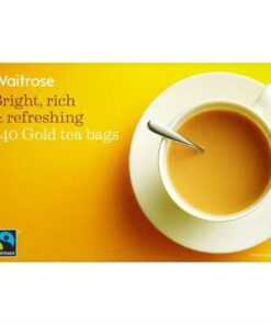 Gold Teebeutel Waitrose 240 Stück pro Packung (5 Stück, insgesamt 1200 Teebeutel)