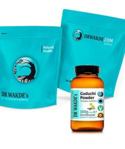 DR WAKDES Guduchi-Pulver (Tinospora cordifolia) | 100 g | Reines, rohes und getrocknetes Pulver Ayurveda-Kraut | Vegan | Nichts hinzugefügt, nichts entfernt | Versand am selben Tag