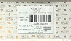 Newby London Tee - Strawberry and Mango Silken Pyramids (Erdbeere und Mango Seidenpyramiden) - 100 Seidenpyramiden
