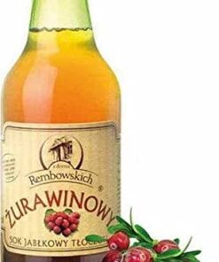 Gepresster Apfelsaft mit Cranberry 250 ml Rembowscy