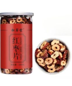 Natürlicher Gesunder Tee 160g Getrocknete Rote Datteln Scheiben Jujube Schalen Getrockneter Früchtetee 5.64oz Früchtetee ohne Kern