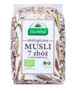 Müsli 7 Getreide mit Amaranth BIO 300 g EkoWital