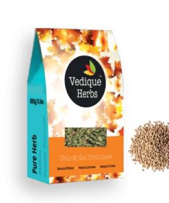 VEDIQUE HERBS Koriandersamen, 250 g, roh, roh, getrocknet, ganze Samen