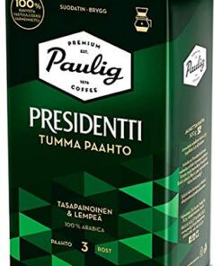 Paulig Presidentti Dark Roast filter ground Kaffee 8 Pack of 500g