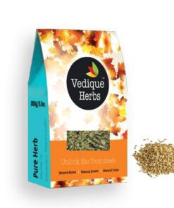VEDIQUE HERBS Karomsamen (Sellerie, Ajwain), roh, roh, getrocknet, ganze Samen, 250 g