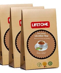 60 Teebeutel mit Süßholzwurzel | 100% natürlicher Verdauungstee | Stressabbau Tee | Packung mit 3 Stück