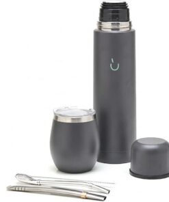 Balibetov Komplettes Yerba Mate Set – Moderner Mate Gourd, Thermos, Bombilla und Reinigungsbürste im Lieferumfang enthalten – Alle Premium-Qualität 304 18/8 Edelstahl
