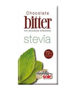 CHOCO NEGRO BITER 72% STEVIA