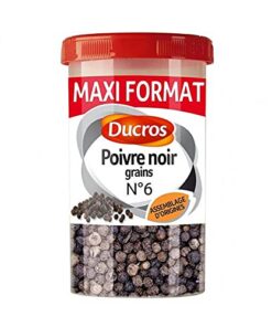 Ducros Schwarzer Pfeffer Körner Donâ 6 Montage Dâ € ™ 90G Origin Maxi-Format (3er-Pack)