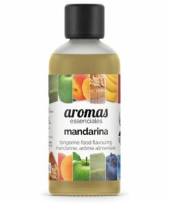 Essenciales Lebensmittelaroma Mandarine konzentriert - 100 ml - Aromaextrakt zum Backen, für Desserts und Getränke