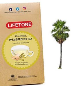lifetone the tea for better life, Palmyra Sprout Tea | Kräuterwurzeltee | 20 Teebeutel | Proteinquelle | Kick Start The Body | 20 Teebeutel