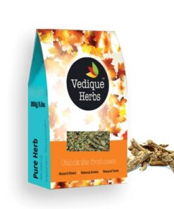 VEDIQUE HERBS Vacha-Wurzel (süße Flagge, Acorus Calamus), roh, roh, getrocknet, T-Schnitt, Premium-Qualität, 250 g