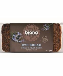 Biona Org Rye Chia Brot, 500 g, 5 Stück
