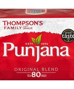 Punjana Thompsons Teebeutel 80 pro Packung (6 Stück)