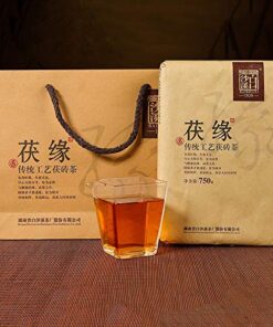 Chinesischer Kräutertee Golden Flower Fu Zhuan Tee Schwarzer Tee 750g Neuer Dufttee Gesundheitspflege Blumentee Hochwertiges gesundes grünes Essen