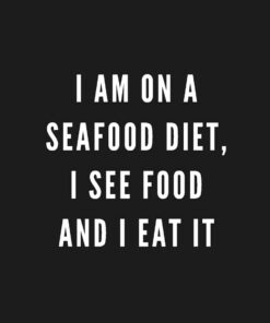 I Am On A Seafood Diet, I See Food And I Eat It: Funny Gift for Coworkers & Friends | Blank Work Journal to write in with Sarcastic Office Humour ... Secret Santa, Birthday, Retirement or Leaving