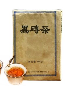 Ziegel Tee China Tee Anhua Baishaxi Hei Zhuan Cha Dunkler Tee 400g