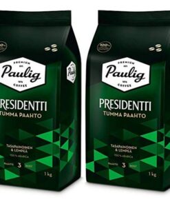 Paulig Presidentti Dark Roast bean Kaffee 2 Pack of 1kg