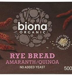 Organic Rye Amaranth/Quinoa Bread - 500g