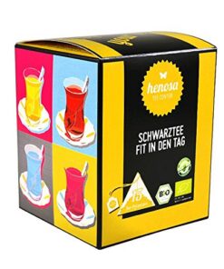 Bio Schwarztee Attabarie "Fit in den Tag" Box - 15 Tee-Pyramiden