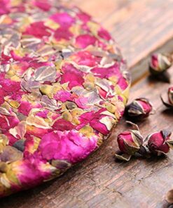 200g Hochwertiger komprimierter blühender Rosenblüten-Teekuchen duftender Kräutertee