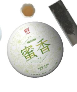 2019 Pu-erh Tee 300g MI XIANG * Menghai Dayi Roher Pu'er-Tee-Kuchen Bio