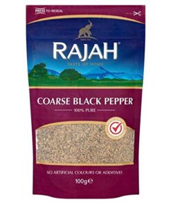 Rajah Schwarzer Pfeffer Grob - 100g - 4er-Packung