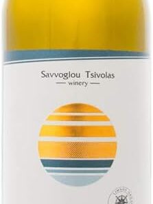 Limnos Organic Weine - Ilios kai Thalassa - Muscat Alexandrias - Bio Weiß Halb-süßer Wein - Glas Flasche, 750ml