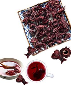 Chinese Herbal tea Hibiscus tea Roselle tea New scented tea green tea Flowers tea Green tea Rose Eggplant tea (100 g)