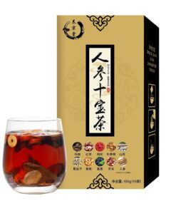 150g/10 Beutel Ginseng Maca Wolfsbeere Klettenwurzel Maulbeere 10 Arten von Kräutertee