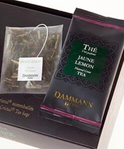 Dammann Freres Tee - JAUNE LEMON Grüner Tee - 24 Cristal Teabags
