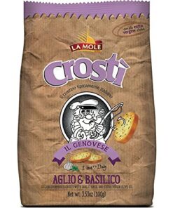 La Mole Knoblauch und Basilikum Crosti - 100g Beutel