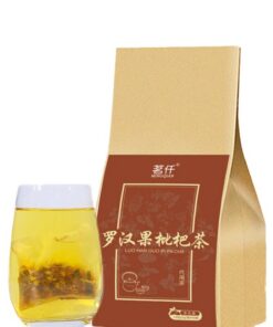HELLOYOUNG 120g Luohan Mispelblättertee Original Chinesischer Kräutertee Kräutertee Natürlicher Blüten Und Früchtetee Grünes Lebensmittel Ohne Zusatzstoffe Sommergetränk