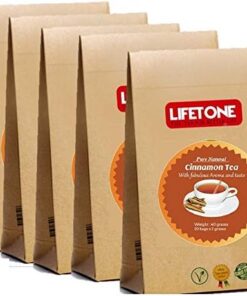 lifetone the tea for better life Zimttee, antioxidant, lecker, Ceylan, 100 Teebeutel 200 Gramm
