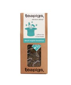 Teapigs Decaf English Breakfast Teebeutel, hergestellt mit ganzen Blättern, 1 Packung mit 15 Teebeuteln