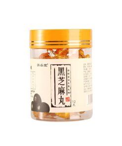 Schwarze Sesamkugeln chinesischer Snack erstklassige lässige Gesundheitskräuterpillen Heizhima