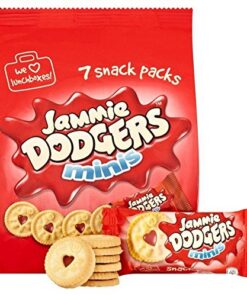 Mini Jammie Dodgers Minis 7 X 20 G - Packung mit 6