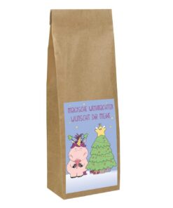 Knuddelhorn® Früchtetee Einhorn - Magische Weihnachten - mit Ihrem Wunschtext