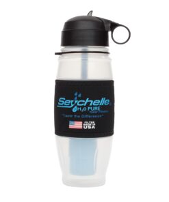 Unbekannt Seychelle pH2O Pure Water 28oz Flip Top Water Bottle with PH Enhancing and Radiological Filter by N2