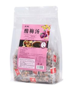 Pflaumensirup Teebeutel Chinesischer Kräutertee Dreieckbeutel Teeverpackung 500g/10gx50