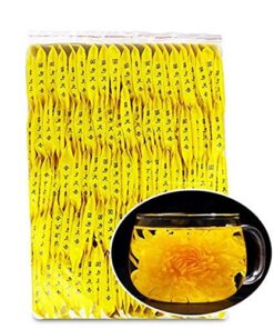 Kräutertee Natürlicher gelber Chrysanthemen-Tee Große blühende Blume Trockene Kräutergesundheit (50pcs 150g)
