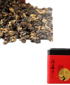 Chinesischer Kungfu-Schwarztee 80g Yunnan Dianhong-Tee Loser Blatt-Tee mit einer Knospe und einem Blatt