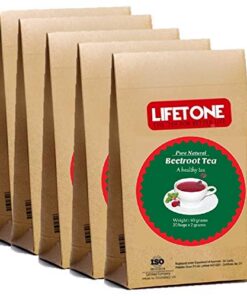Tropischer Rote-Bete-Tee | Super Food Detox Tee | Köstlich 100% natürlich | 100 Teebeutel