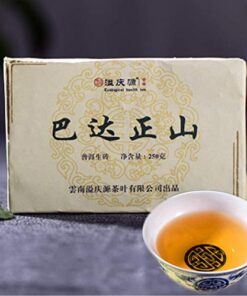 Yunnan Puerh Tee roher Tee Bada Zhengshan 250g (0.55LB) Puer Ziegel Tee Pu er Grünes Essen Pu'er Tee Grüner Tee Puer Tee Chinesischer Tee Pu er Tee Pu-Erh Tee Alte Bäume Pu erh Tee