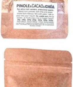 Pinole mit Chia & Kakao für Ultratrail-Läufer aus Mexiko 2x100g.